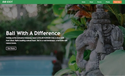 thumbnail of klub kokos website