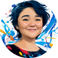cartoon of sari's face