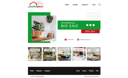 thumbnail of the marketplace website