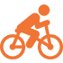 icon of bicycle riding